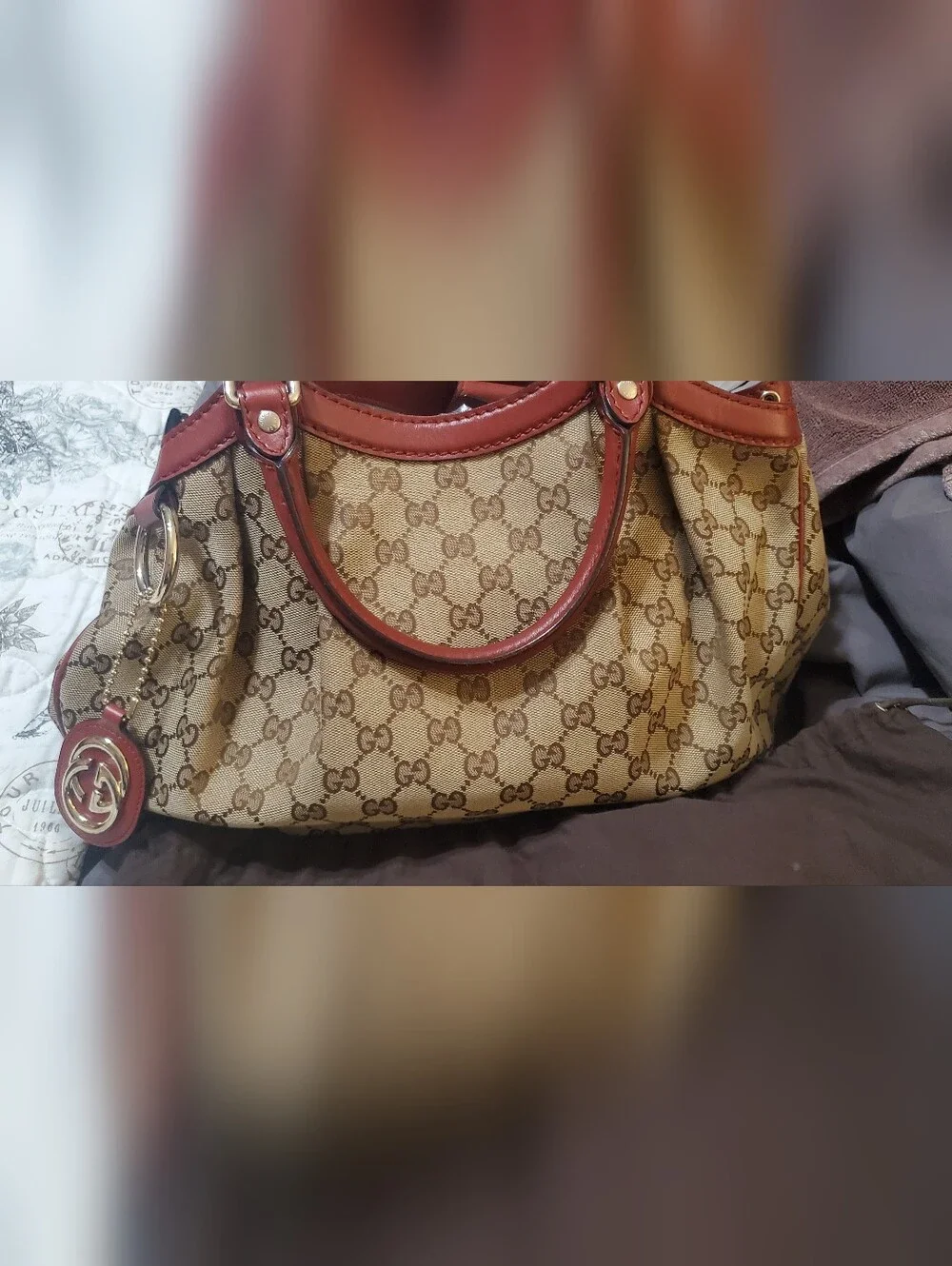 Gucci Sukey Gg Canvas Bag